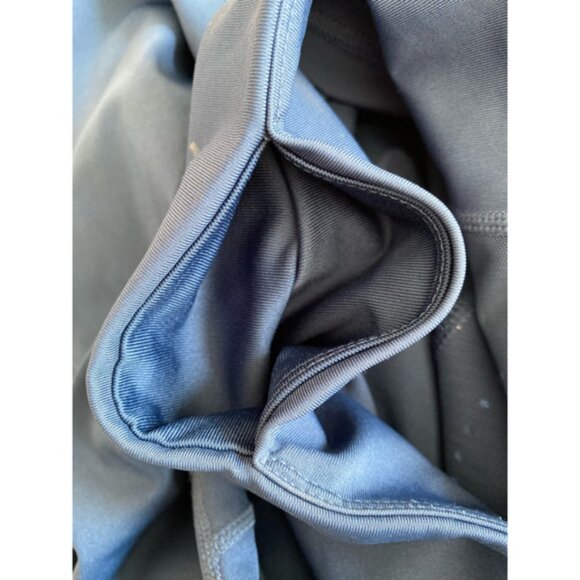 Laser Cut Pocket Blue Athleisurecore Leggings Coastal Gym Baddie Stretchy - Picture 8 of 10